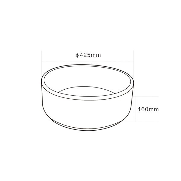 E-4006A Tezgah Üstü Porselen Lavabo