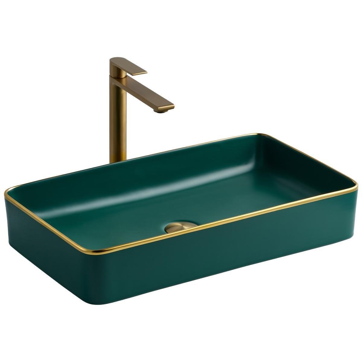 E-4071Y Tezgah Üstü Porselen Lavabo E-4071Y