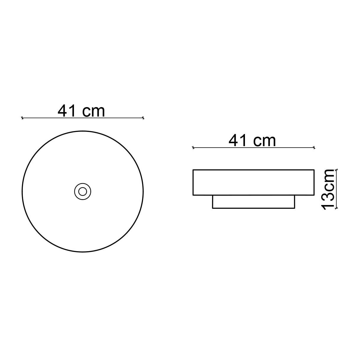 E-W1501MGB Tezgah Üstü Lavabo Mat Gri & Beyaz
