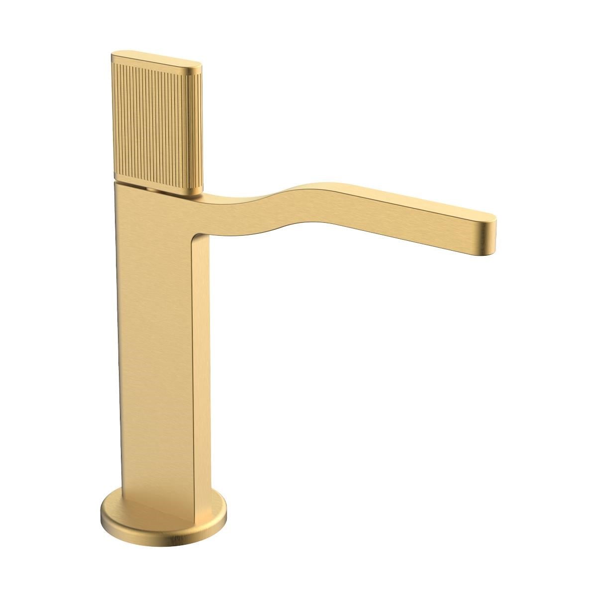 FA-7012 Mat Altın Lavabo Bataryası