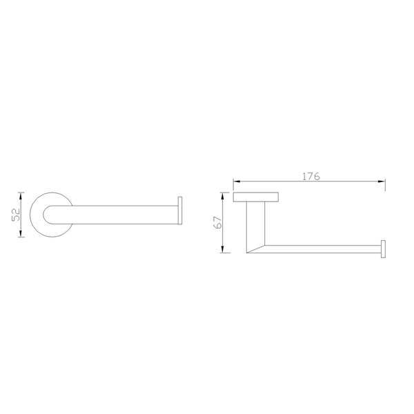 FC-30103 Krom Tuvalet Kağıtlığı