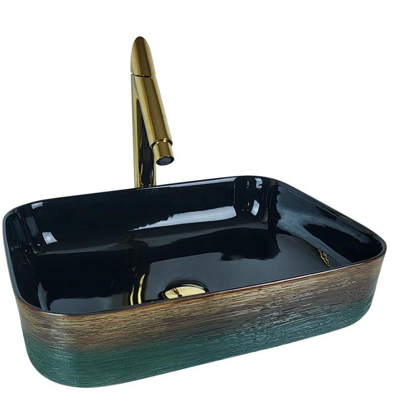 Amazonıte Dekoratıf Tezgah Üstü Çanak Lavabo Gg-103 GG-103