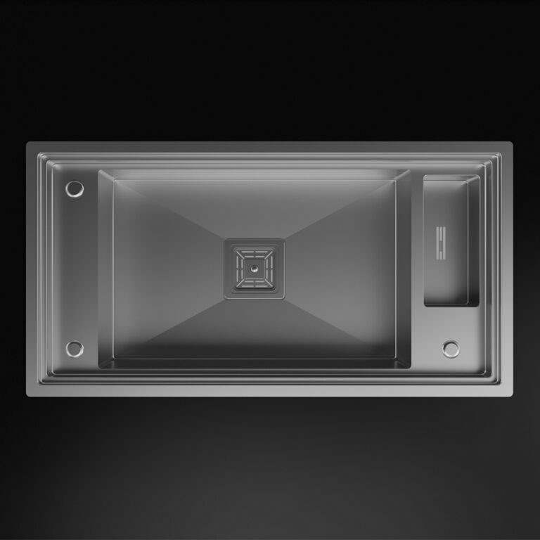 Inox 82x43 Tek Göz Yıkama Bölümlü Paslanmaz Çelik Eviye KTC-105