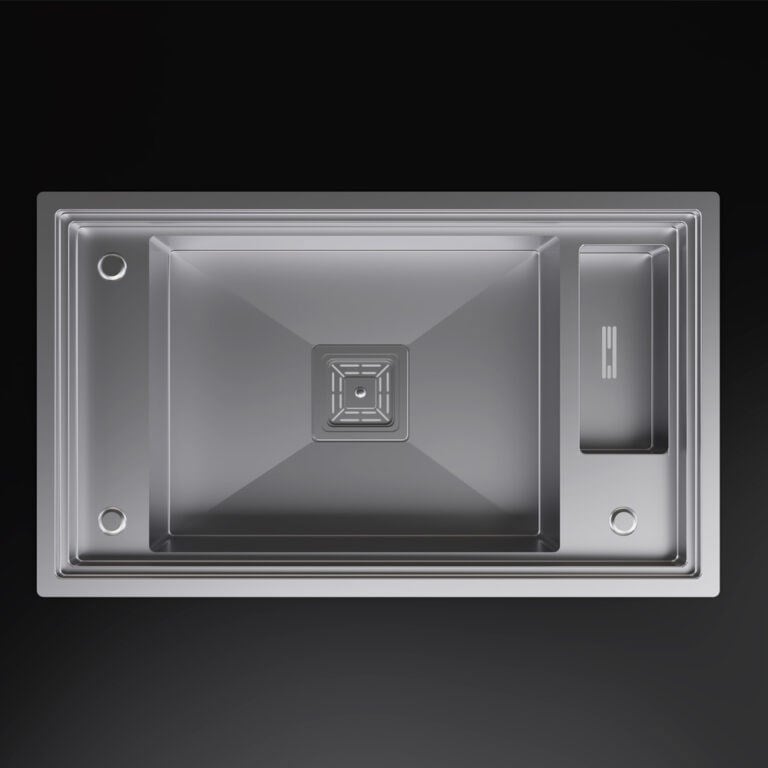 Inox 72x47 Tek Göz Paslanmaz Çelik Eviye KTC-108