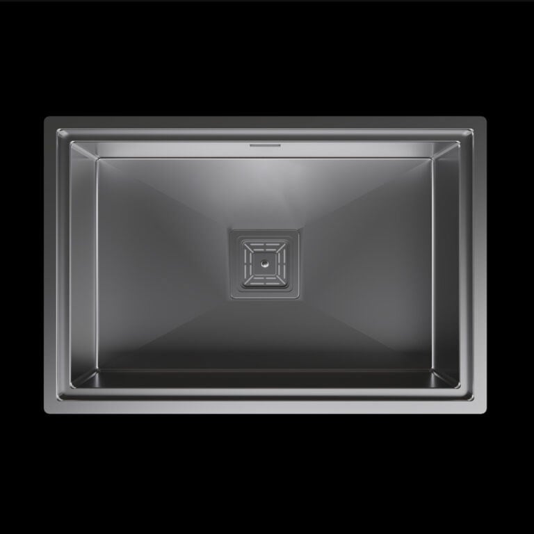 Inox 64x43 Koruma Kapaklı Paslanmaz Çelik Eviye KTC-116