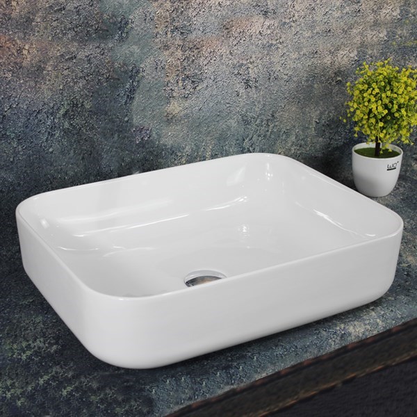 E-4619 Tezgah Üstü Porselen Lavabo