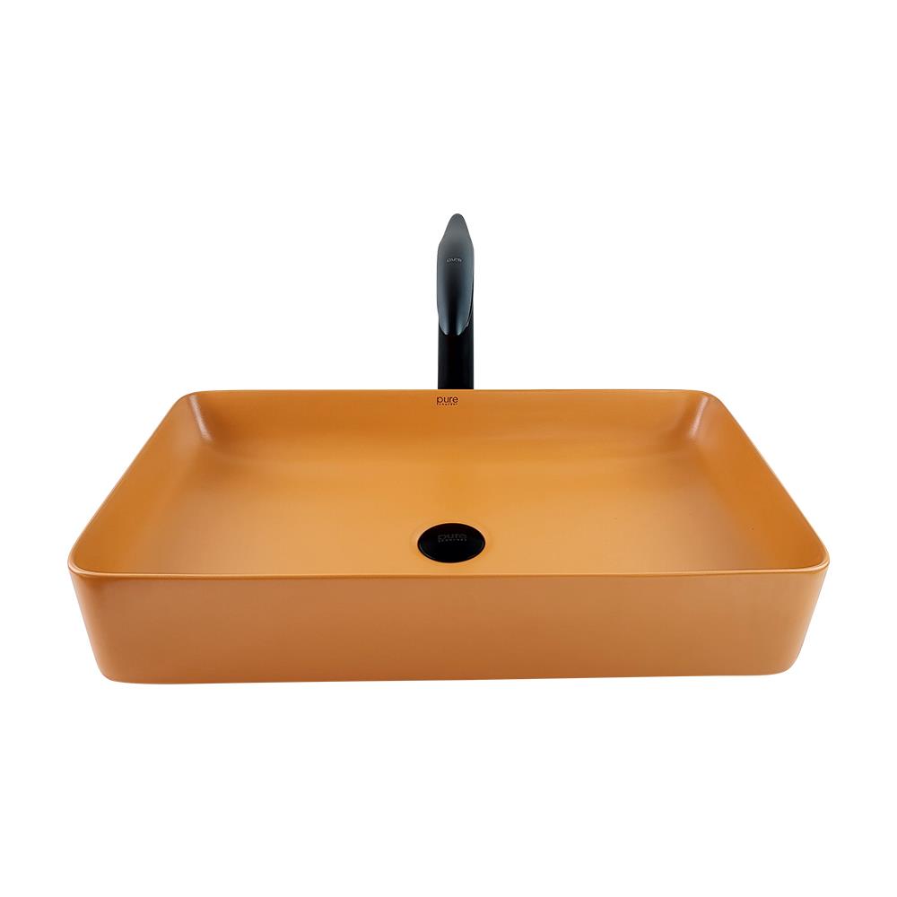 Pure Mat Turuncu Çanak Lavabo Mo-100