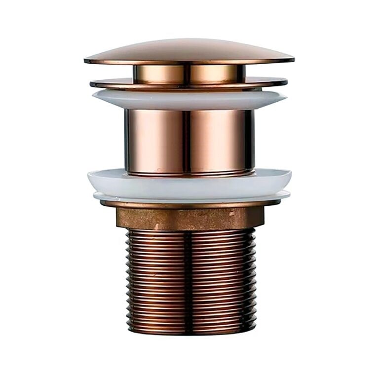 Çıkışsız Mat Rose Gold Pop-Up Lavabo Süzgeci MRG-02