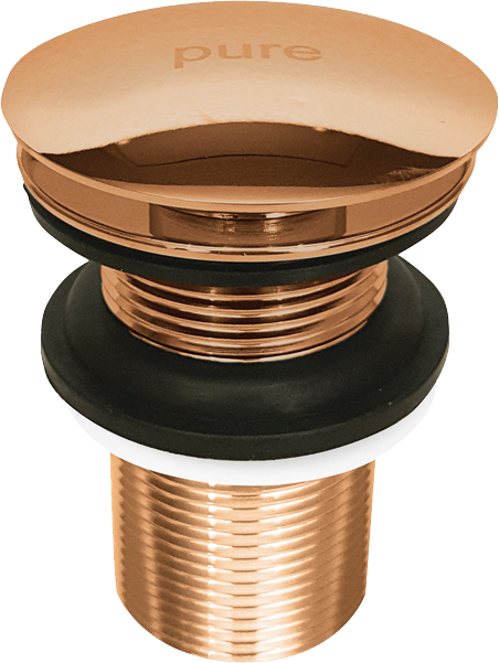 Pop-Up Lavabo Süzgeci - Taşmasız Rose Gold