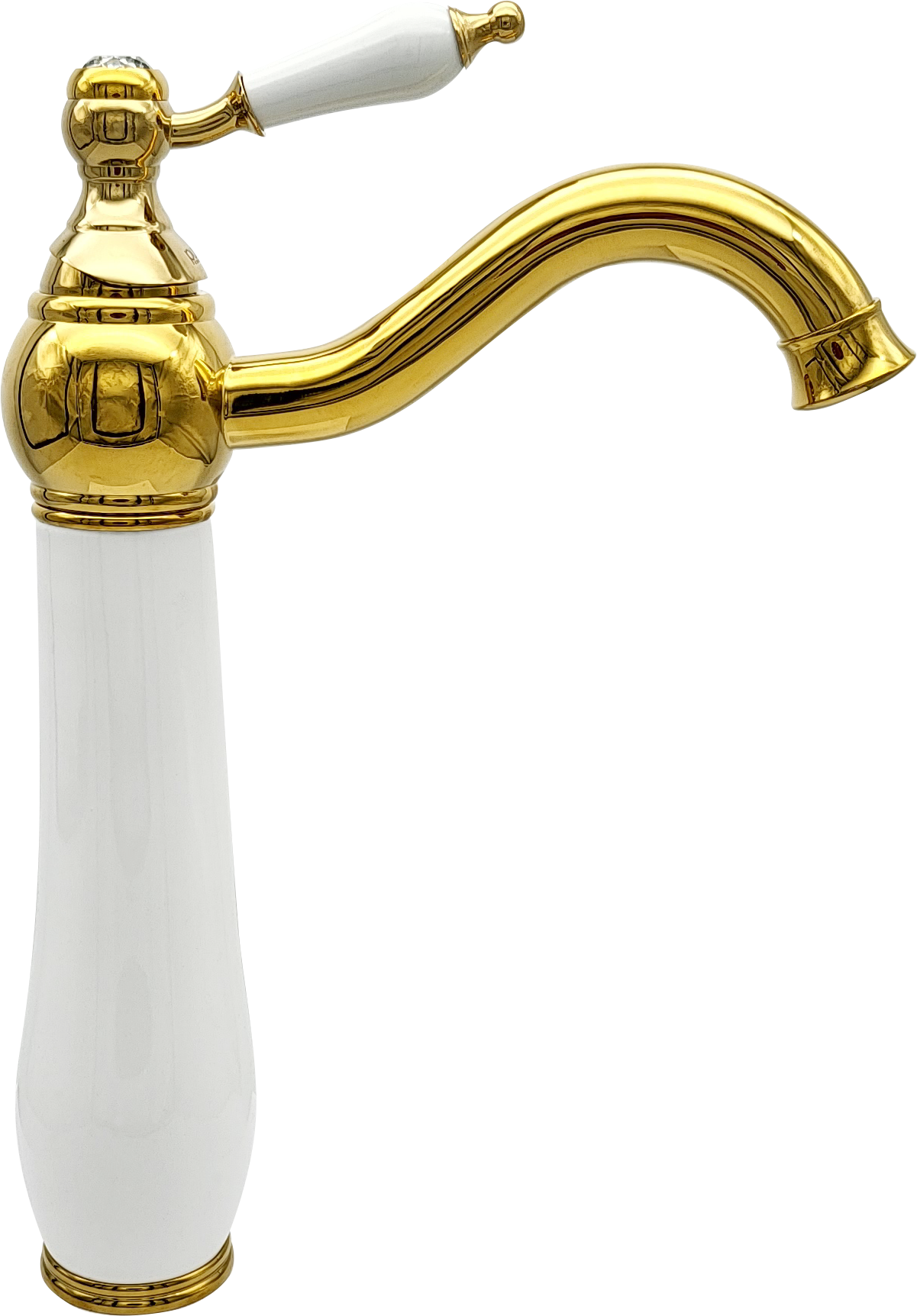 Beyaz Altın Çanak Lavabo Bataryası