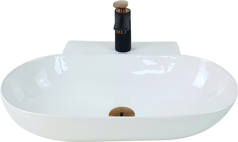 Pure Beyaz Tezgah Üstü Çanak Lavabo W-289