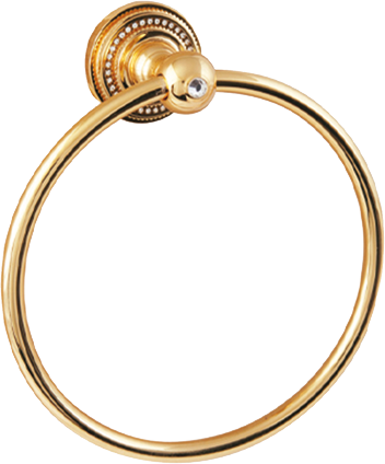 Pure Crystal / Pvd Gold Halka Havluluk Aks-1106 AKS-1106