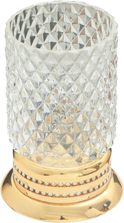 Pure Crystal / Pvd Gold takım Üstü Diş Fırçalık Aks-1103 AKS-1103