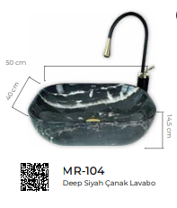 Deep Black Çanak Lavabo