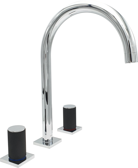 Elegate Krom Üç Delikli Lavabo Bataryası