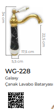 Galaxy Çanak Lavabo Bataryası