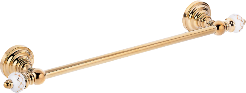 Pure Geometrik Beyaz Altın / Pvd Gold Uzun Havluluk Aks-115 AKS-115