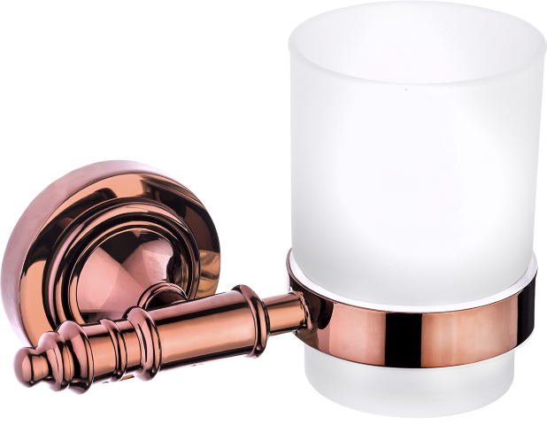 Pure İstanbul Diş Fırçalık Şeffaf Camlı Bronz Kmr-8103 KMR-8103