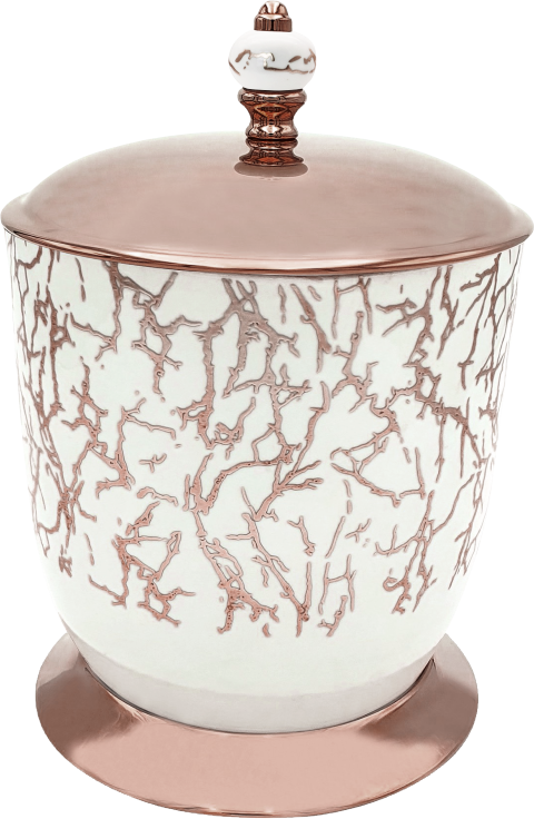 Pure Marble Bronz Çöp Kovası Aks-3001 AKS-3001