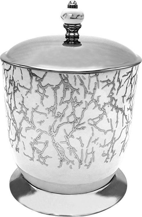 Pure  Marble  Krom Çöp  Kovası Aks-4001 AKS-4001