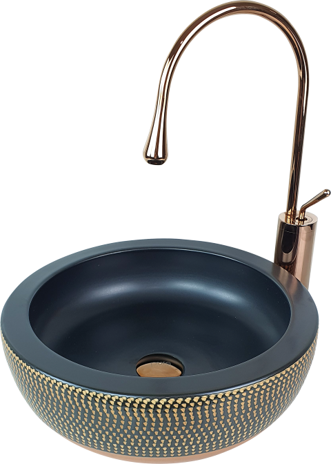 Pure Nicea Dekoratif Tezgah Üstü Çanak Lavabo Hnm-104