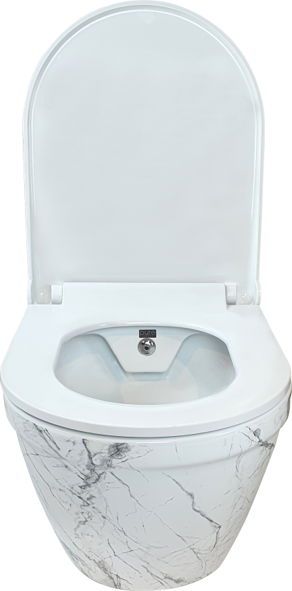 Pure Sharp Calacatta Kanalsız Asma Klozet Wh-802 WH-802
