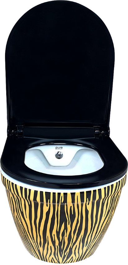 Pure Tiger Gold Zebra Asma Klozet Wh-796 WH-796