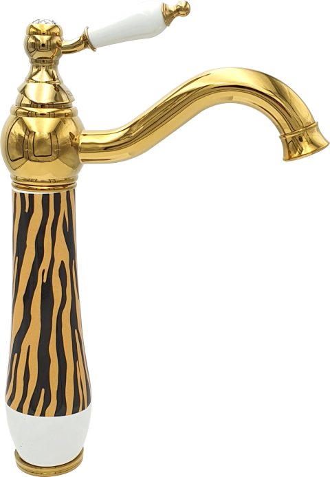 Tiger Altın Çanak Lavabo Bataryası