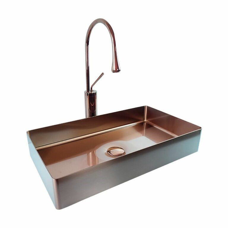 Paslanmaz Çelik Rose Gold Çanak Lavabo SSB-101