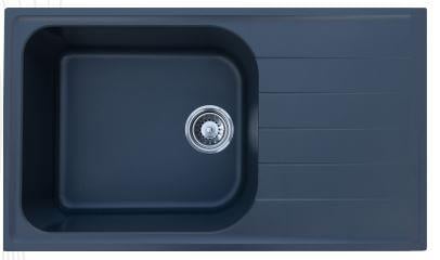 Vinox Antrasit Tek Göz Granit Eviye 50X86 Vx004