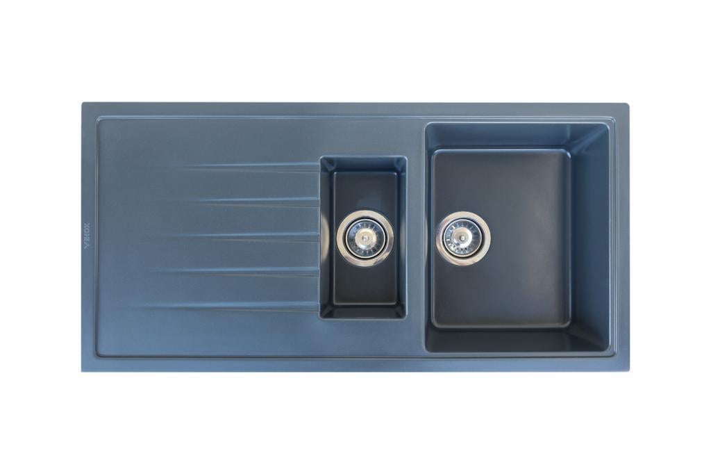 Vinox Antrasit 1,5 Göz Granit Eviye 50X100 Cm Vx-002