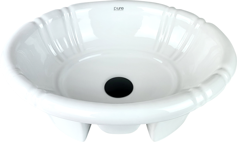 Pure Beyaz Tezgah Üstü Çanak Lavabo W-297 W-297