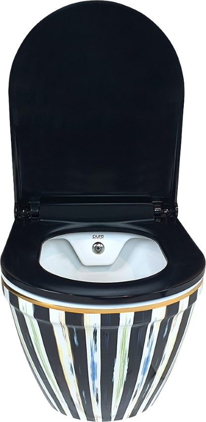 Pure Strıpe Kanalsız Asma Klozet Wh-795+Soft Kapak WH-795+CS-22