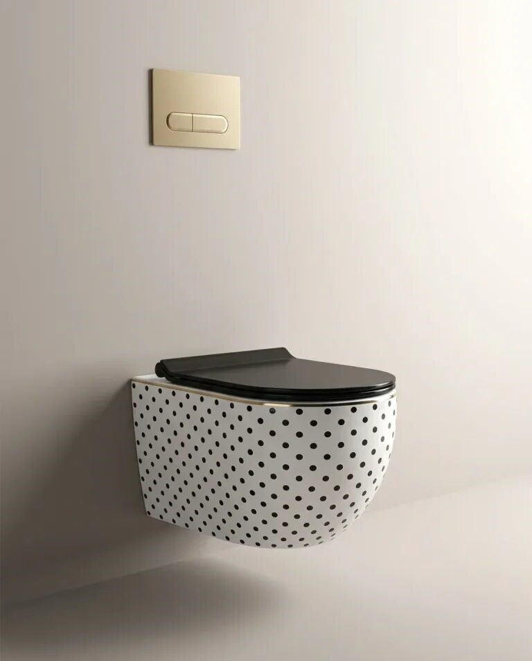 Puantiye Beyaz Kanalsız Asma Klozet WH-820