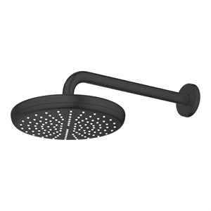 Ntempesta 210 Siyah Ankastre Tepe Duşu Seti Oval 286mm 9,5l (Dirsek Dahil)