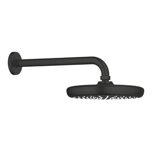 Ntempesta 210 Siyah Ankastre Tepe Duşu Seti Oval 286mm 9,5l (Dirsek Dahil) 1022182430