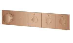 Grohtherm Aqua Tiles Bronz Ankastre Termostatik Banyo Bataryası 3 Yollu Smartcontr(Sıva Altı Hariç)
