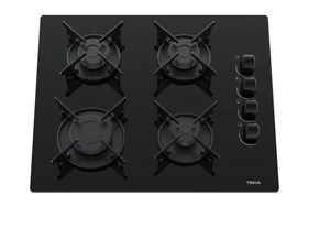 Teka Gbe 64002 Kbc Bk Krıstal Cam Gazlı Ocak 4 Gözlü