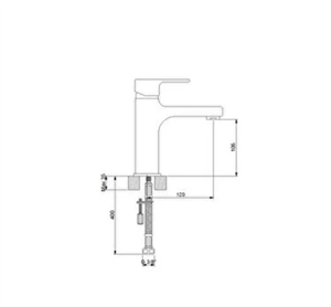 Drop Lavabo Bataryası - Krom 241521