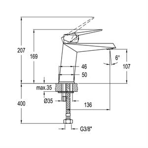 Kale Diamante Lavabo Bataryası