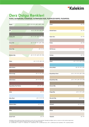 Ultrafuga Derz Dolgu Pudra 5 Kg 2243