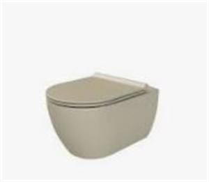 Cıty Rımless Asma Klozet+Yavas Kapak Cappıcıno