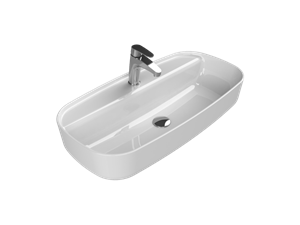 Cerastyle Turkuaz Aqua Tezgah Üstü Lavabo 80*40