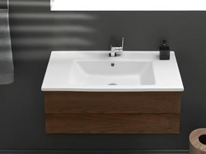 Cerastyle Turkuaz Arte Etajerli Lavabo 55X36,5 Cm