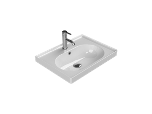 Cerastyle Turkuaz Arya Etajerli Lavabo 60*45 Cm