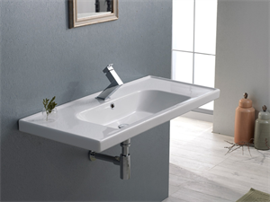 Cerastyle Turkuaz Frame Etajerli Lavabo 80X45 Cm