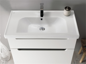Cerastyle Turkuaz Frame Etajerli Lavabo 80X45 Cm