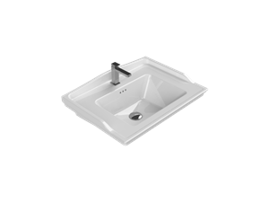 Cerastyle Turkuaz Kapadokya Etajerli Lavabo 65*48 Cm