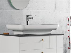 Cerastyle Turkuaz Lal Tezgah Üstü Lavabo 80*42 Cm