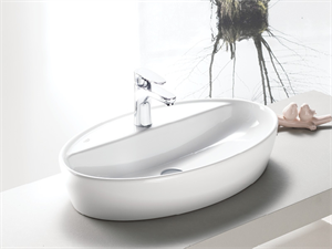 Cerastyle Turkuaz One Tezgah Üstü Lavabo 67*42 Cm (B Delıklı)